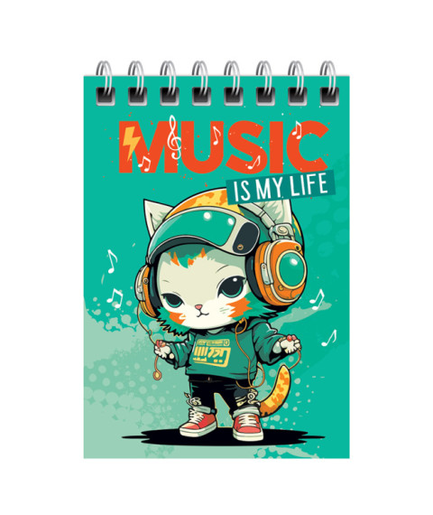 Blocnotes A7 40 foi pătrățele BG "Mix Boys"